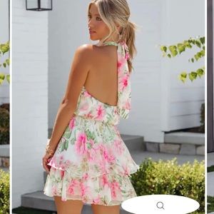 Tiered garden dress - XXL spring dress